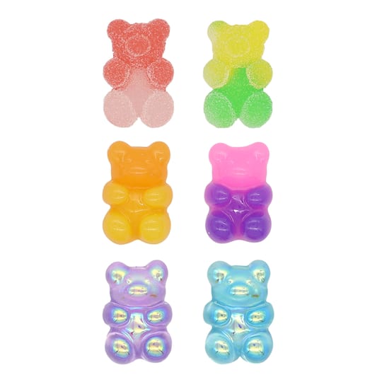 12 Packs: 20 ct. (240 total) Mixed Gummy Bear Embellishments by Creatology&#x2122;
